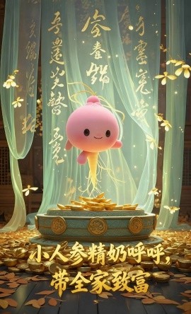 小人参精奶呼呼，带全家暴富封面图